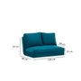 Atelier Del Sofa Sofá-Cama de 2 Plazas Verde Petróleo